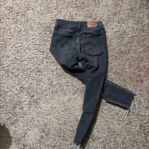 Levi's Dark Gray Skinny Jeans